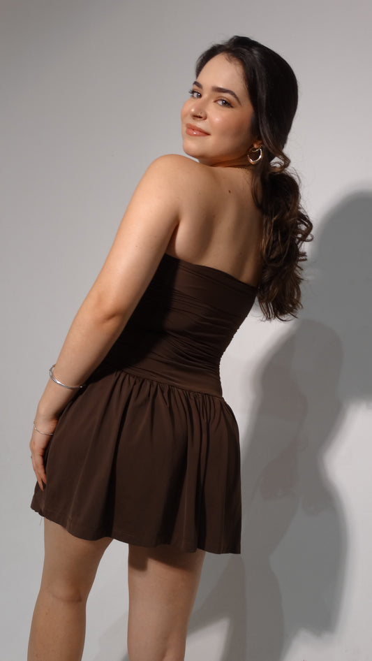 Vestido drapeado - Second Skin