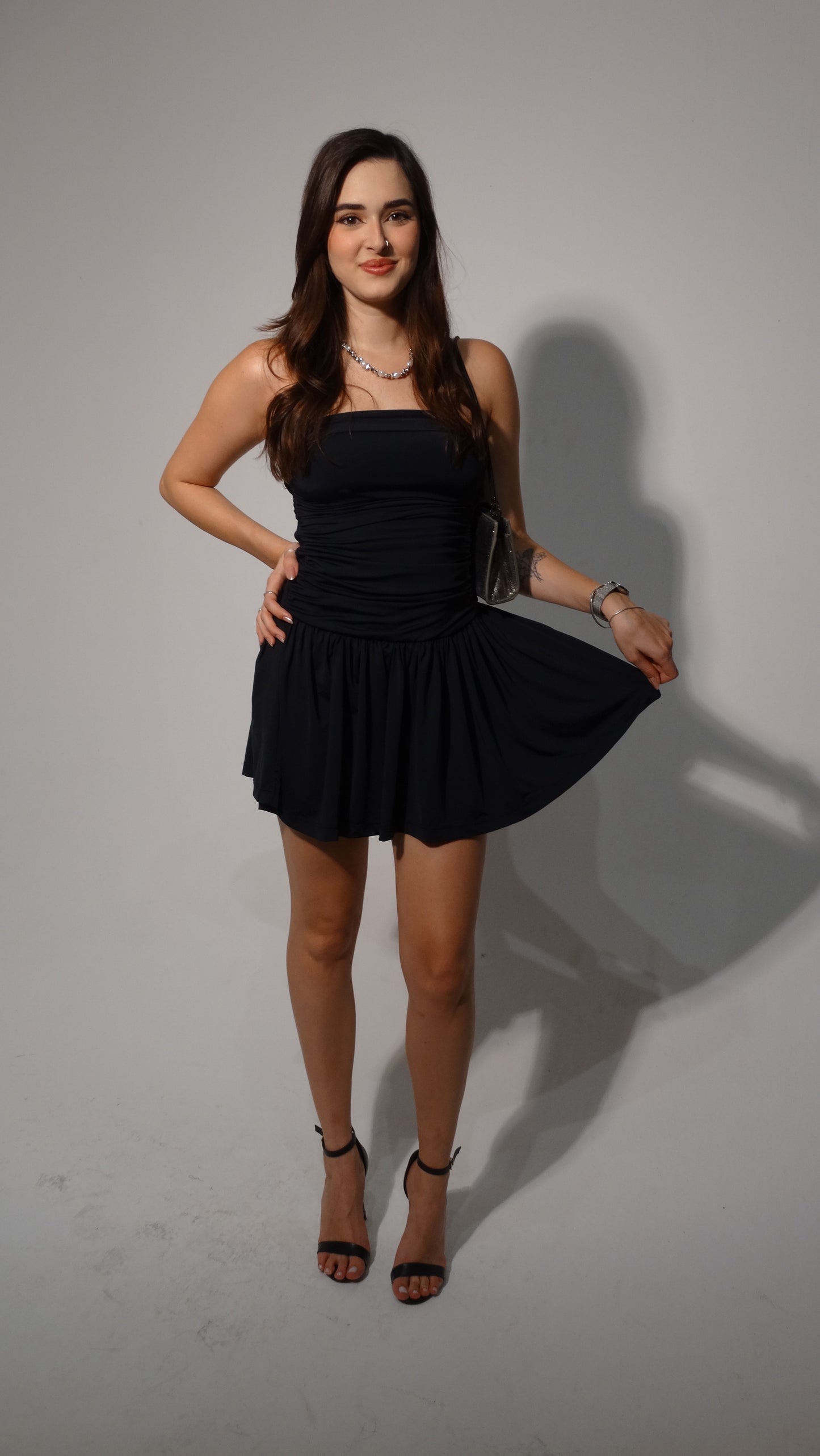 Vestido drapeado - Second Skin