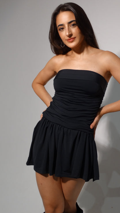 Vestido drapeado - Second Skin