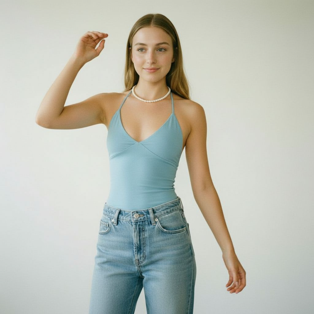 Second Skin - Deep V Top