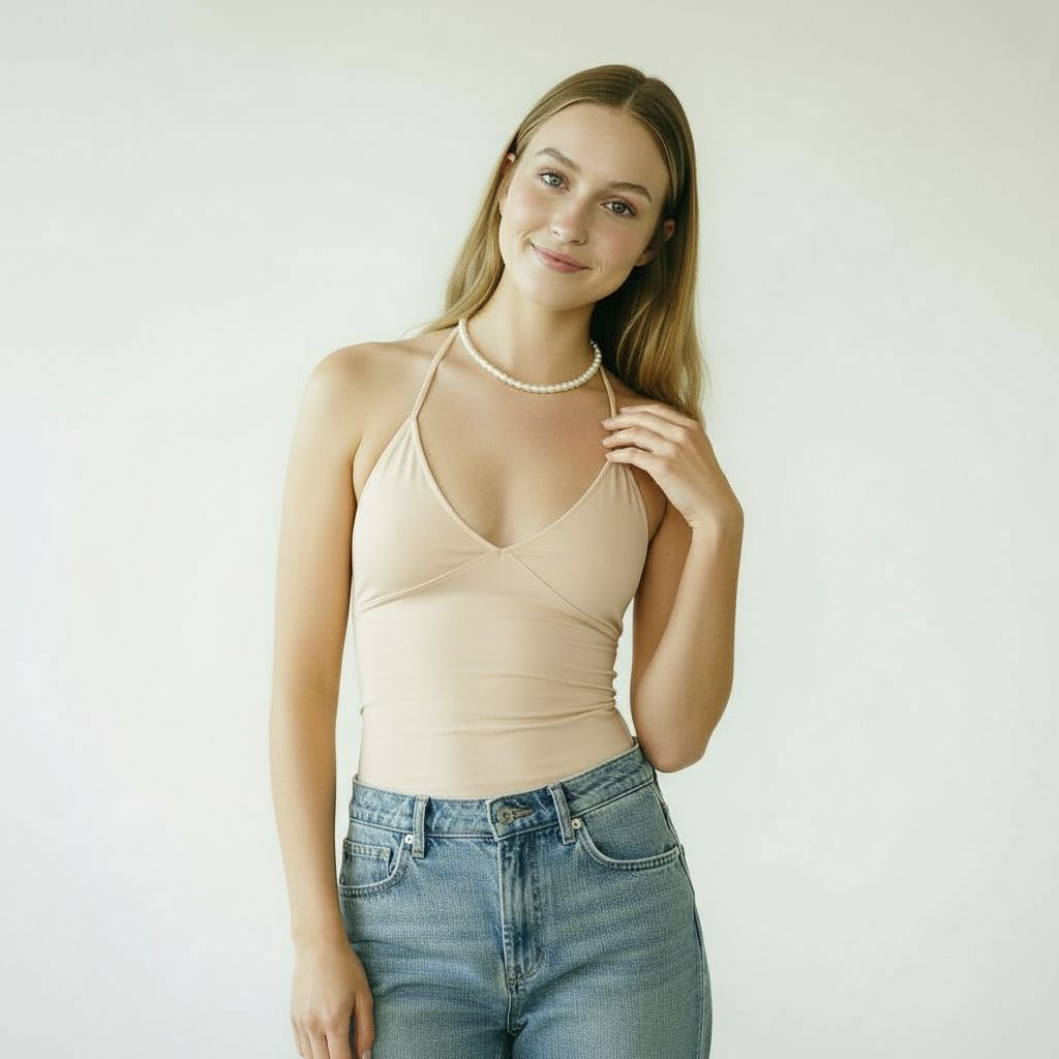 Second Skin - Deep V Top